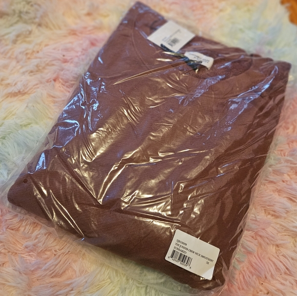 Bandier x Sincerely Jules The Juniper Crew Neck Sweatshirt Sunbaked Size 3X - Picture 3 of 6